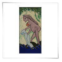 Frau rettet J�ngling